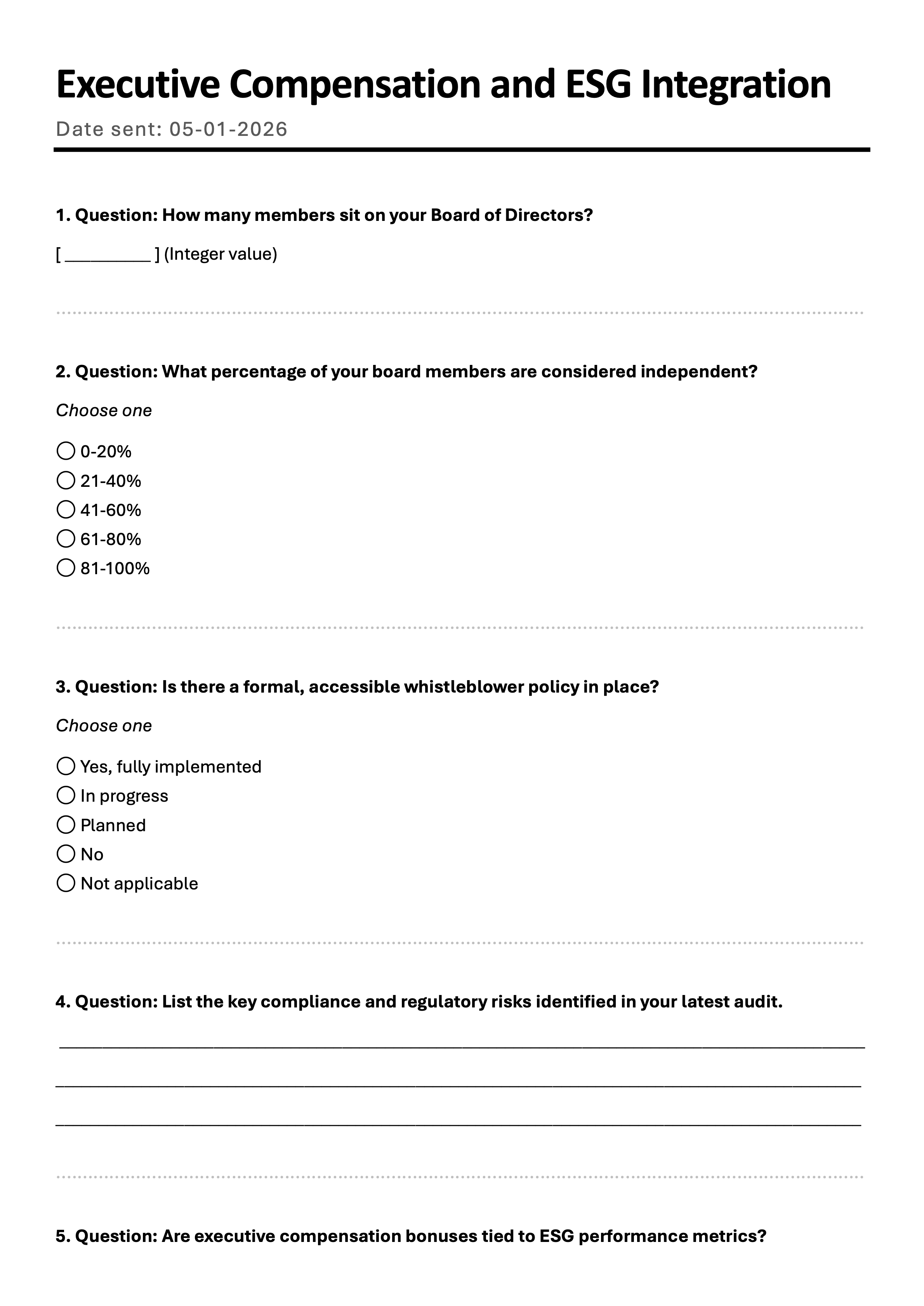 KINAMU ESG - Assessment DocMerge