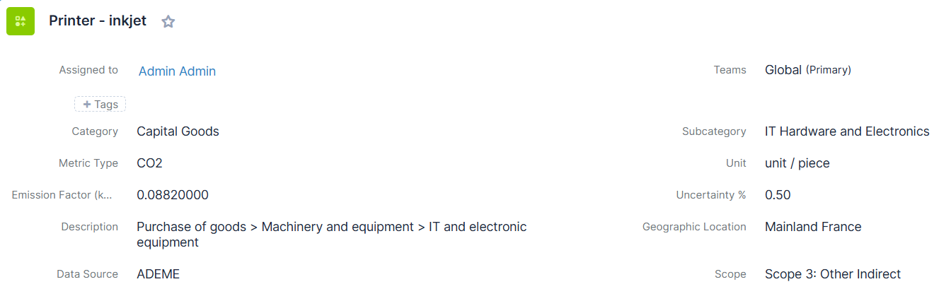 KINAMU ESG - Emission Sources