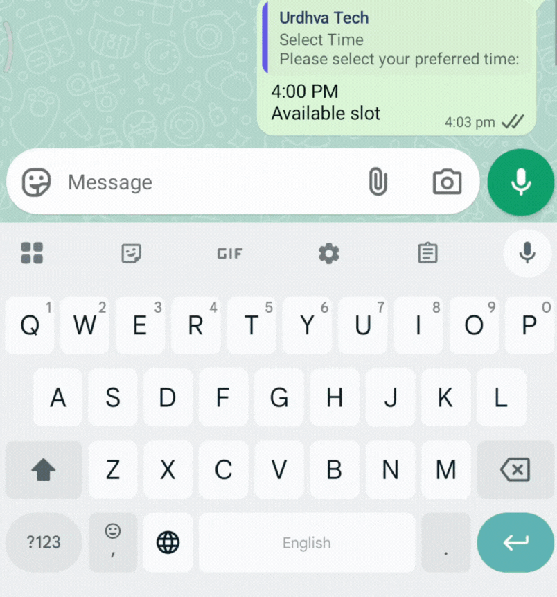 Interactive WhatsApp customer flows in SugarAI